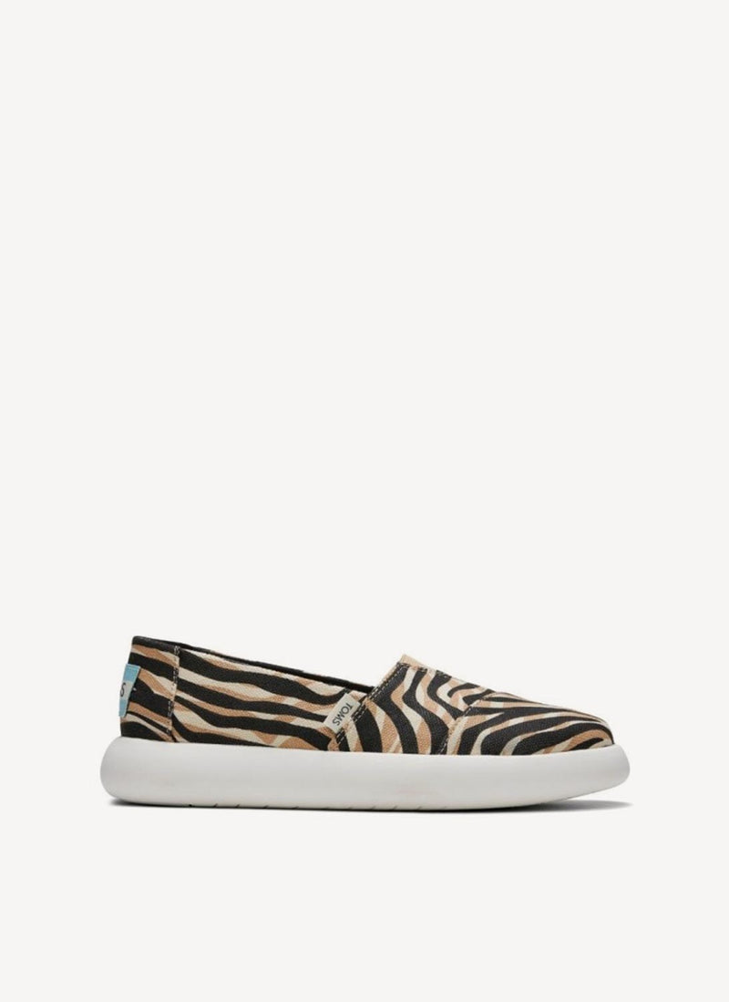 Toms - Espadrilles Alpargata Xl Mallow Natural Liger Print - Natural - Femme