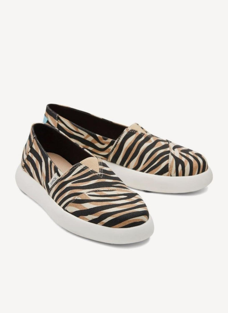 Toms - Espadrilles Alpargata Xl Mallow Natural Liger Print - Natural - Femme