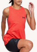 Under Armour - Top Charged Cotton Sl Adjustable - Red - Femme