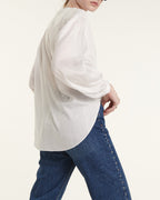 The Kooples - Ecru Fluid Top With Oversized Bow Detail - Women