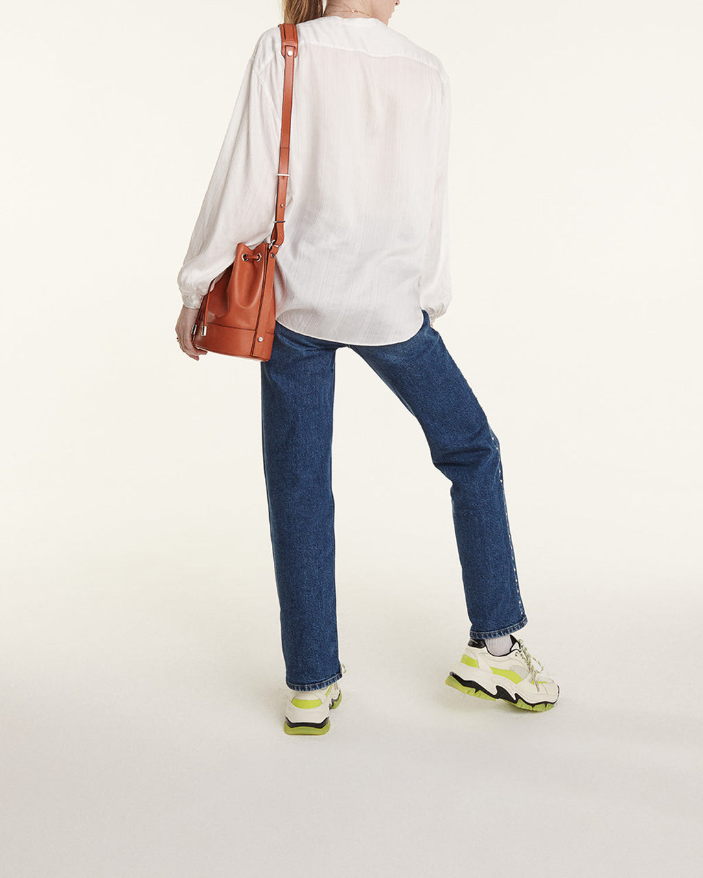 The Kooples - Ecru Fluid Top With Oversized Bow Detail - Women