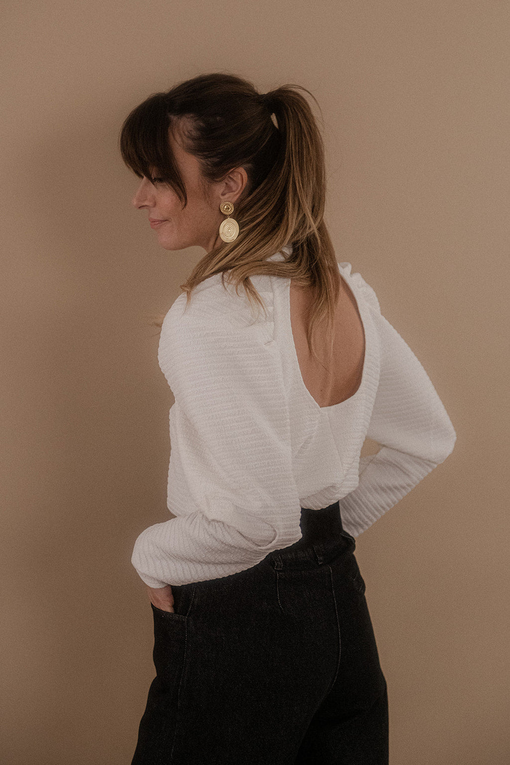 Plume Paris - Top June - Écru