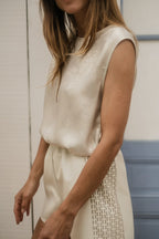 Plume Paris - Top Keith - Lamé