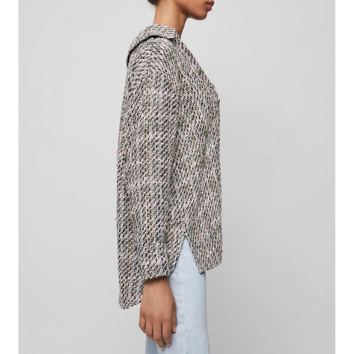 Liatola Shirt - Pale Pink And Black