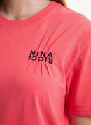 Nina Ricci - Tee-Shirt Brodé - Framboise - Femme