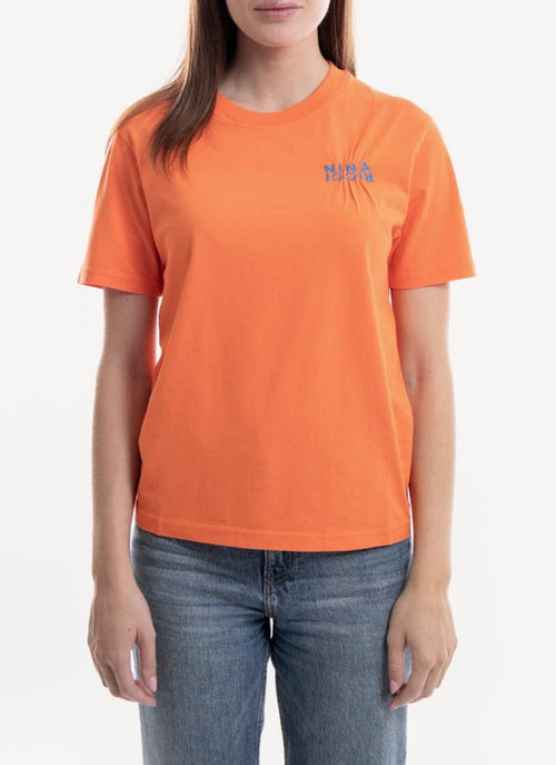 Nina Ricci - Tee-Shirt Brodé - Orange - Femme