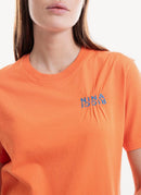 Nina Ricci - Tee-Shirt Brodé - Orange - Femme