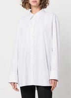 Nina Ricci - Chemise À Logo Brodé - Blanc - Femme