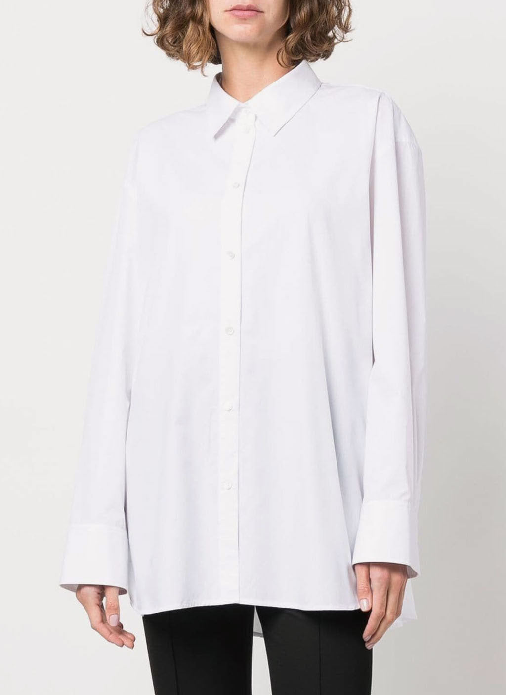 Nina Ricci - Chemise À Logo Brodé - Blanc - Femme