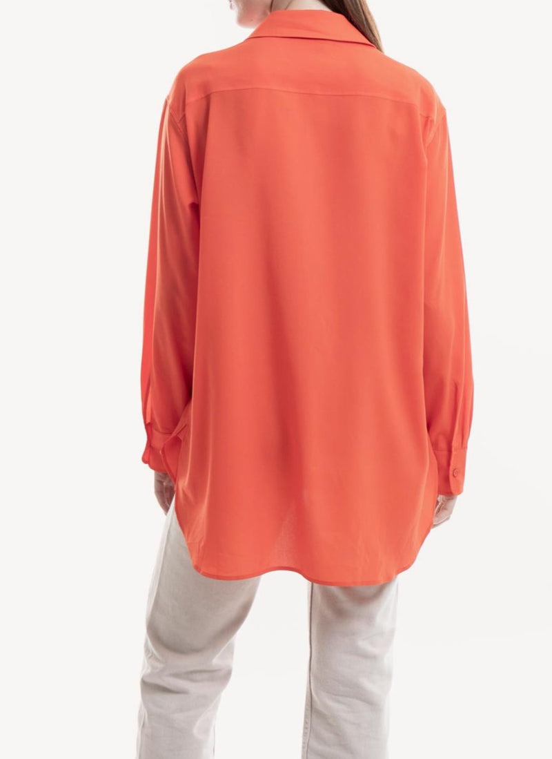 Nina Ricci - Chemise Fluide - Rouge Orange - Femme