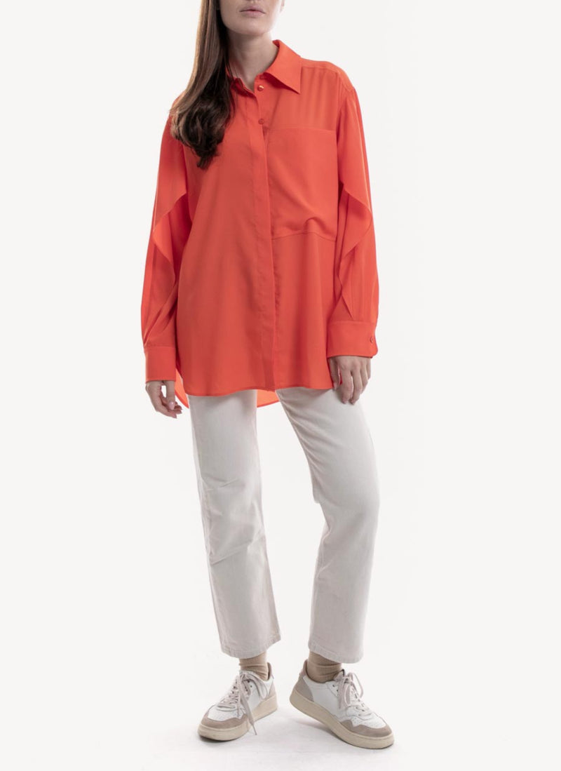 Nina Ricci - Chemise - Rouge - Femme