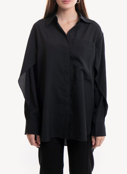 Nina Ricci - Chemise Fluide - Noir - Femme