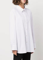Nina Ricci - Chemise À Logo Brodé - Blanc - Femme