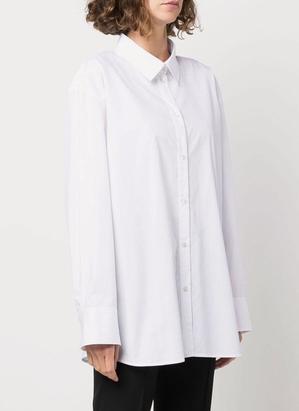 Nina Ricci - Chemise À Logo Brodé - Blanc - Femme