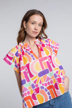 Rose Ettore Polychrome Top