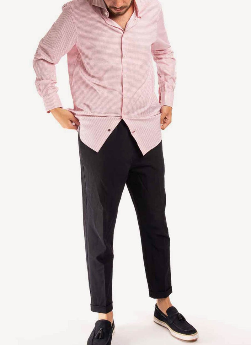 Tommy Hilfiger - Chemise Rose À Carreaux - Rose - Homme