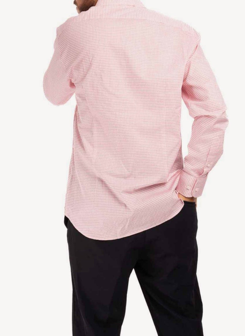 Tommy Hilfiger - Chemise Rose À Carreaux - Rose - Homme