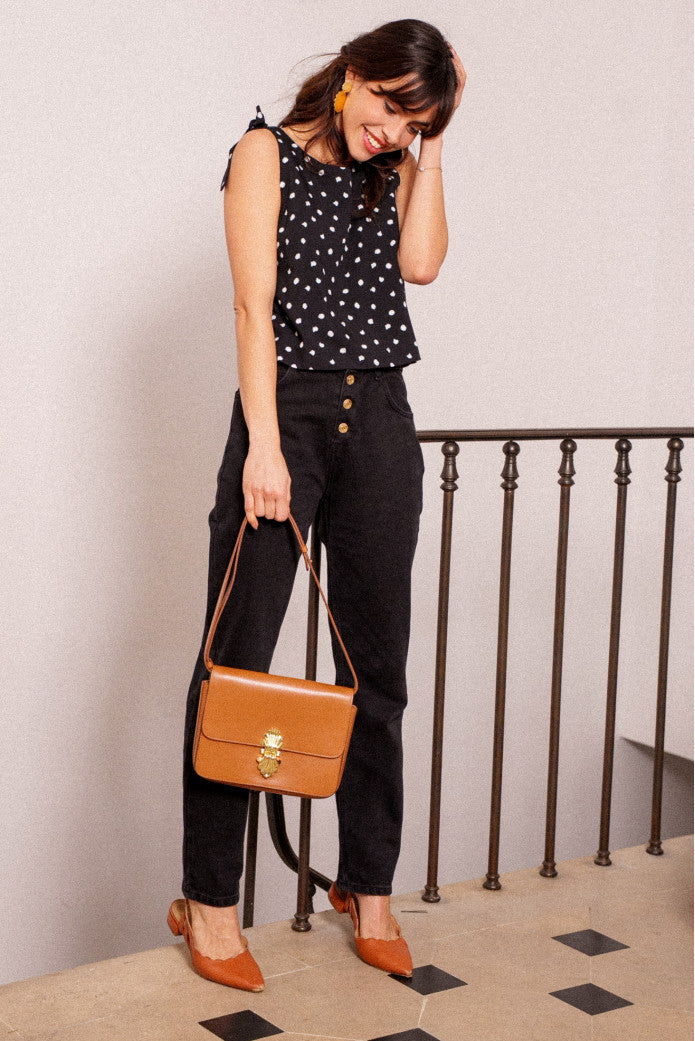 Top Tomette Doty Noir