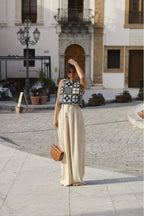 Tonio Mosaic Jacquard Top