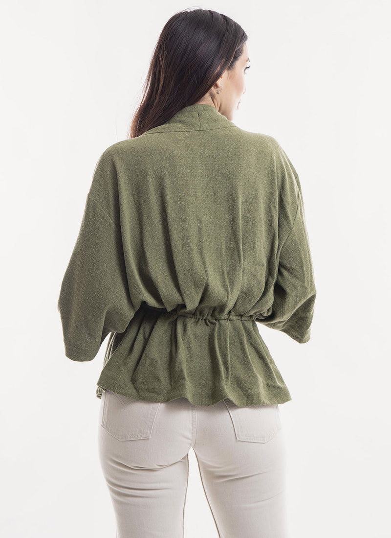 Iro - Blouse Woolia - Khaki - Femme