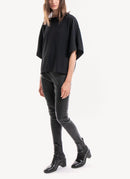 Iro - Tee-Shirt Fiori - Black - Femme