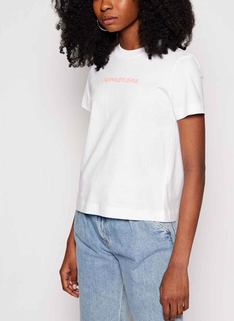 Calvin Klein - Tee-Shirt Calvin Klein Jeans - Bright White - Femme