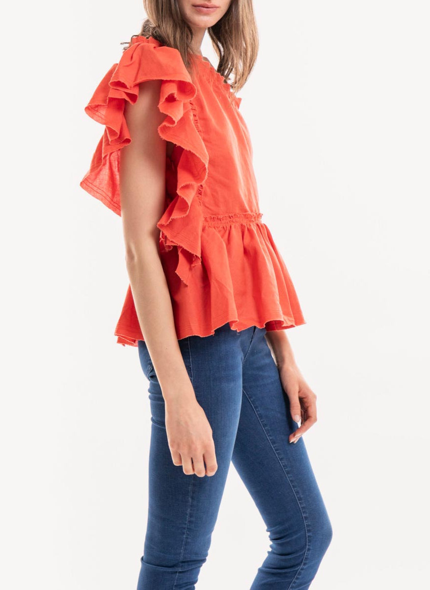 Iro - Camiseta - Rojo - Mujer