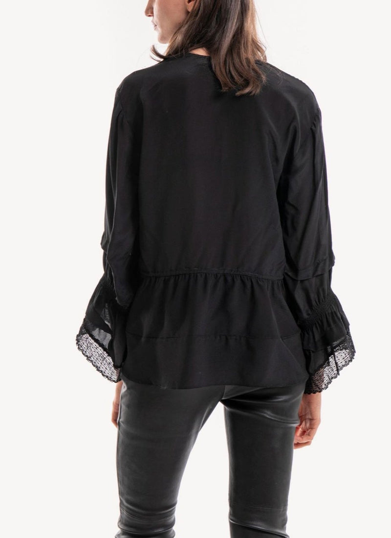 Iro - Blouse Eternal - Black - Femme