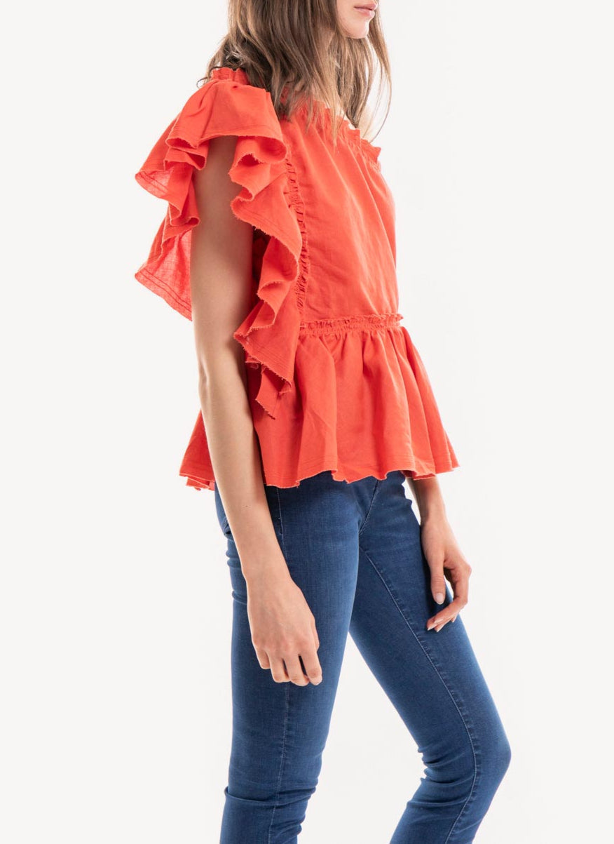 Iro - Camiseta - Rojo - Mujer