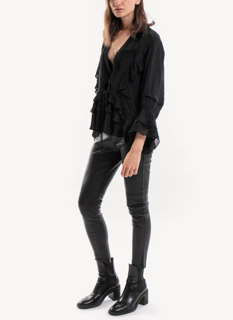 Iro - Blouse Eternal - Black - Femme