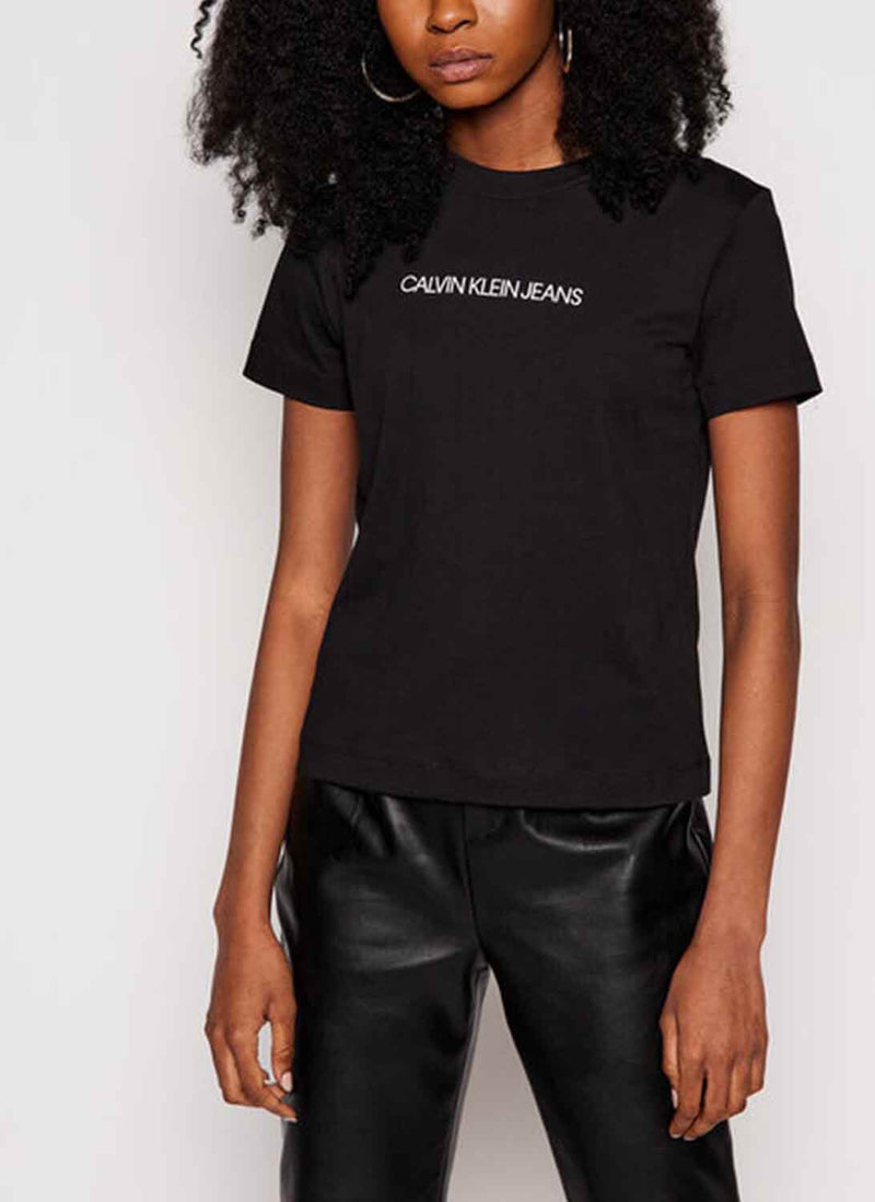 Calvin Klein - Tee-Shirt Calvin Klein Jeans - Ck Black - Femme