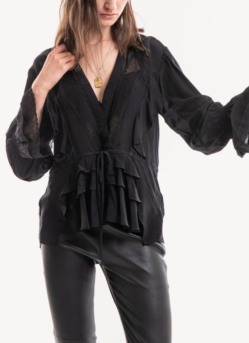 Iro - Blouse Eternal - Black - Femme