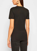 Calvin Klein - Tee-Shirt Monogramme Noir - Ck Black - Femme