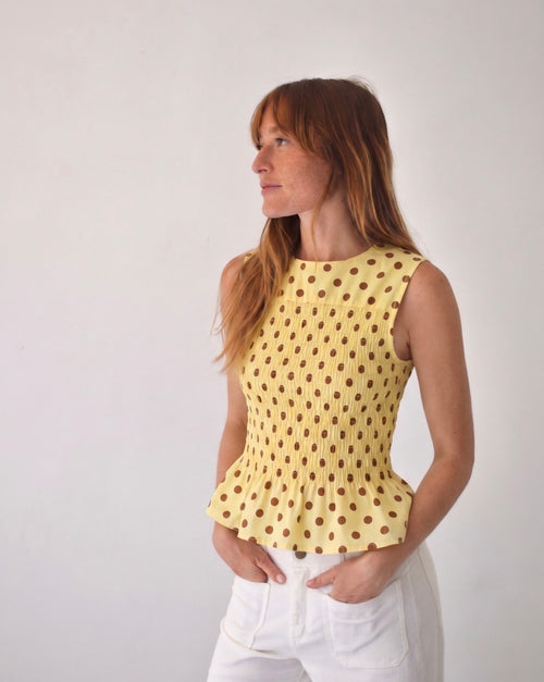 Top Cora Topos Yellow