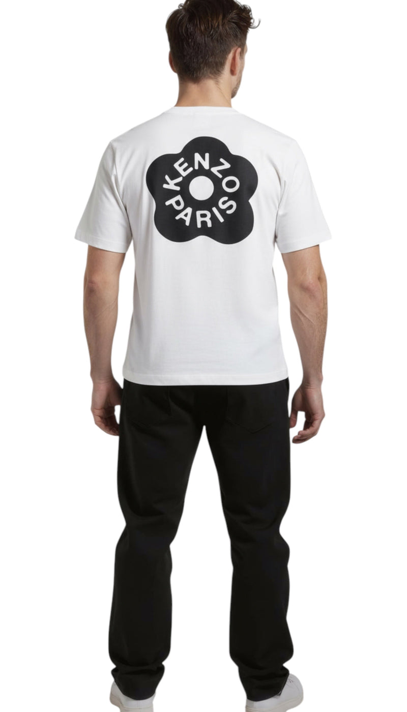 Le T-Shirt Flower Boke - Kenzo - White