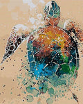Pintura por números - Diseño de tortuga