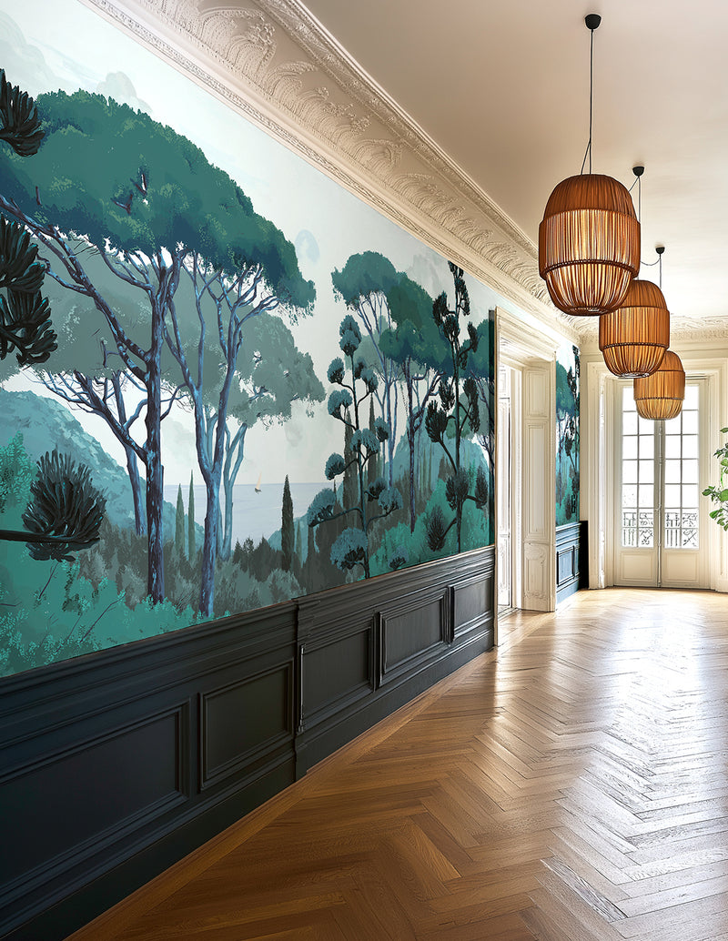 Fresque Toscane - Vert