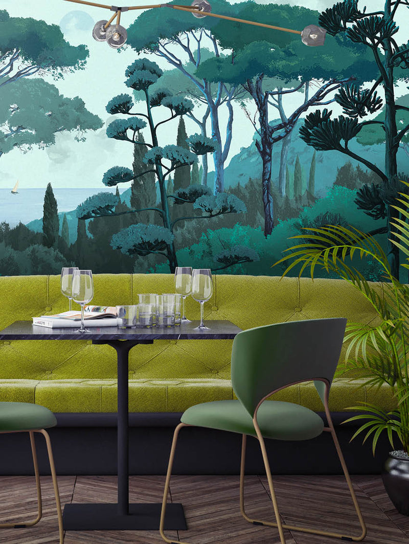 Fresque Toscane - Vert