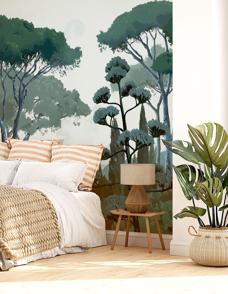 Fresque Toscane - Vert