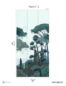 Fresque Toscane - Vert