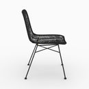 Chaise Tamara en rotin noir (lot de 2)