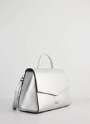 Karl Lagerfeld - Sac Bandouliere Stone Metallic - Argent - Femme