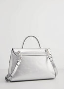 Karl Lagerfeld - Sac Bandouliere Stone Metallic - Argent - Femme