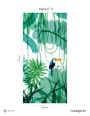 Fresque Toucan - Vert