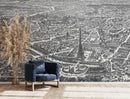 Fresque Tour Eiffel - Anthracite