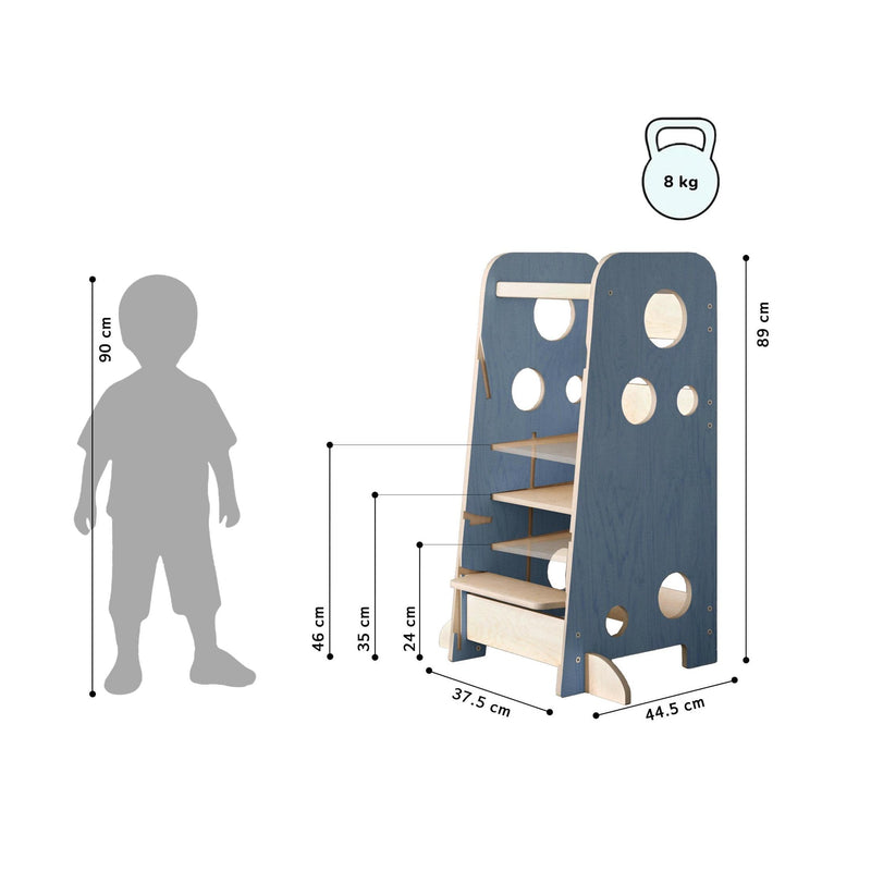 Tour D'Observation Montessori 3-En-1 – Format Xl