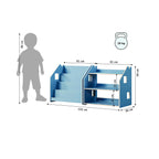 Bibliothèque & Étagère À Jouets Duo – Édition Limitée