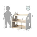 Étagère À Jouets – Blanc & Gris