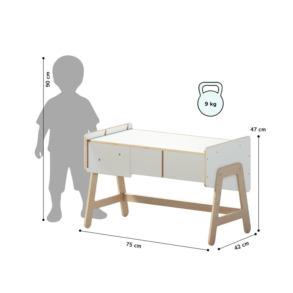 Étagère À Jouets & Table 2-En-1 – Lilu
