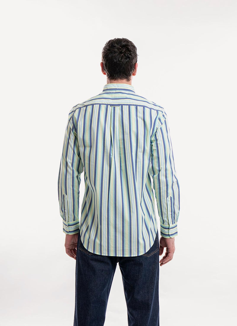 Gant - Chemise Surf Stripe - Sunny Lime - Homme